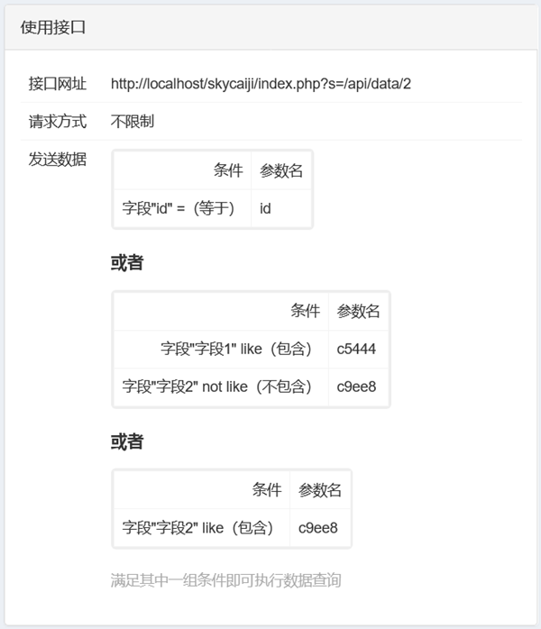 数据接口-使用接口